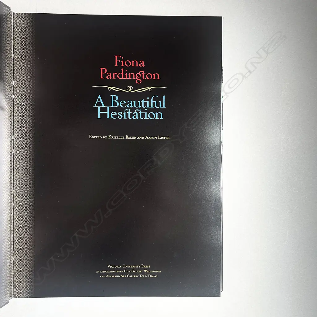 FIONA PARDINGTON: A BEAUTIFUL HESITATION Image 1++